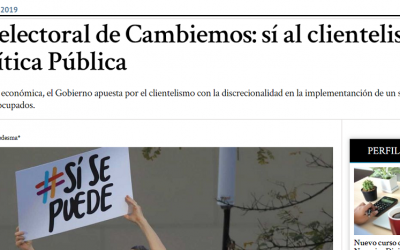 El vale electoral de Cambiemos: sí al clientelismo, no a la Política Pública