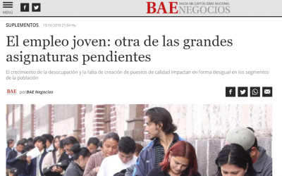BAE negocios: «El empleo joven: otra de las grandes asignaturas pendientes»